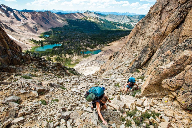 Climbing Rocky Pass