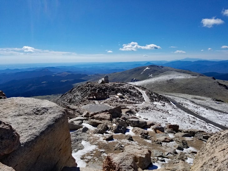 14er Mount Evans Colorado summit 