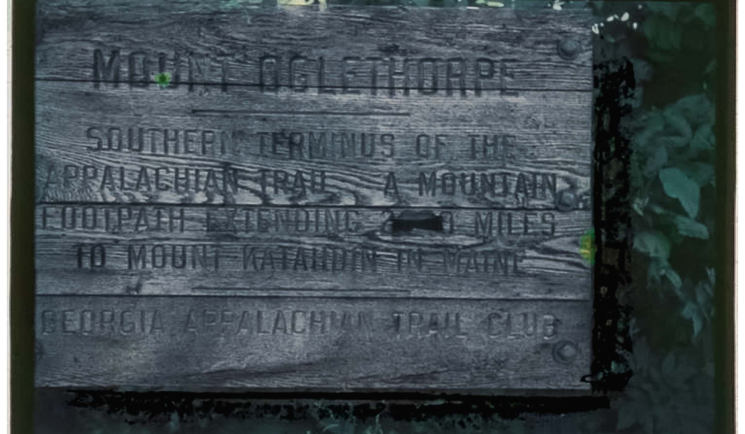 Mount Oglethorpe sign