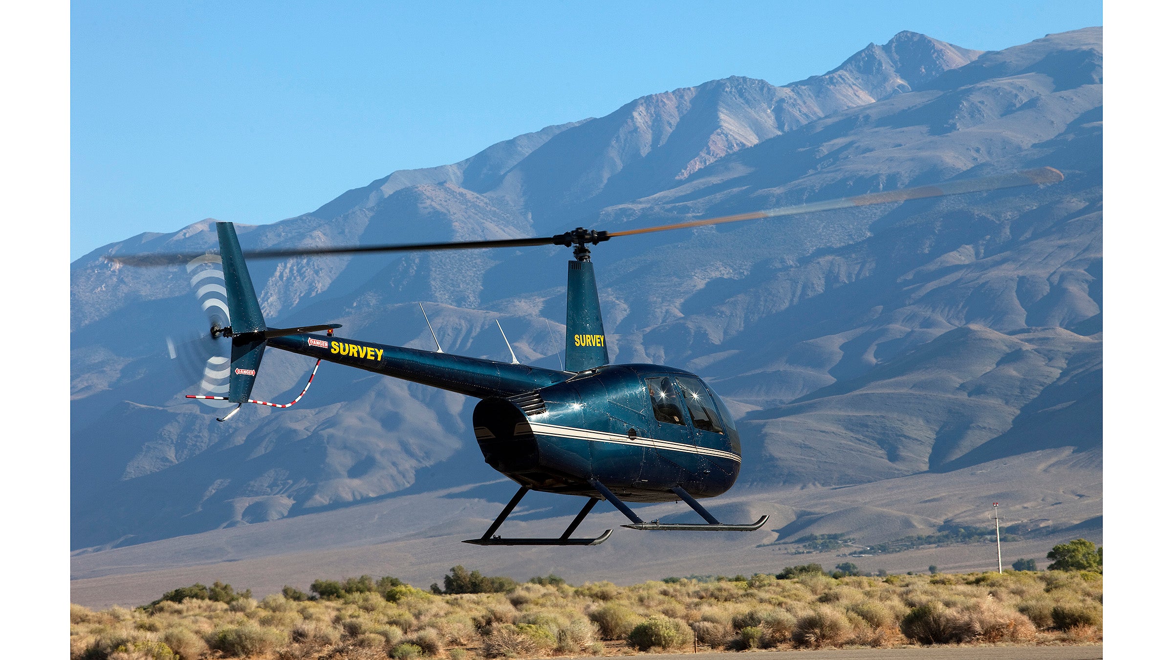 Robinson R44 helicopter