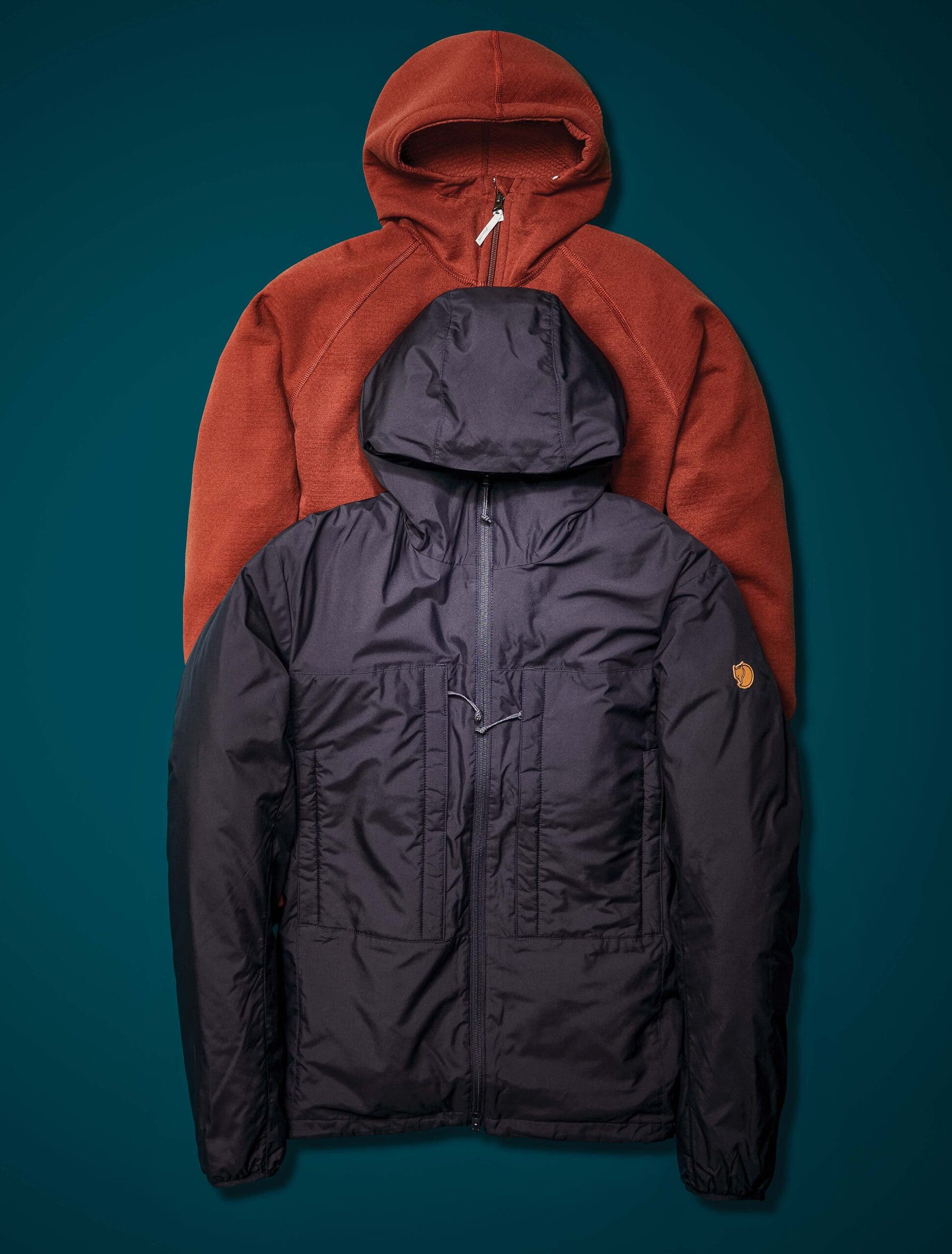 2022 Houdini Mono Air Houdi and Fjällräven Keb Wool Padded Jacket