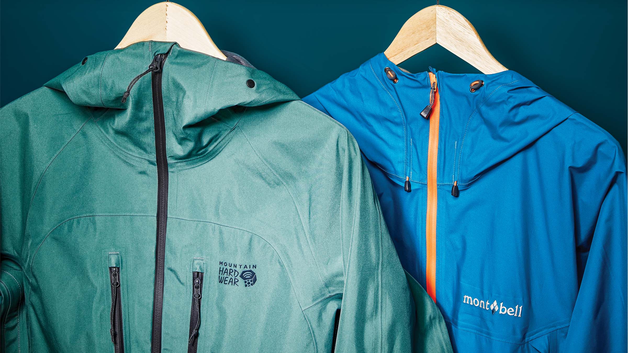 Montbell Rain Trekker and Mountain Hardwear Boundary Ridge jackets