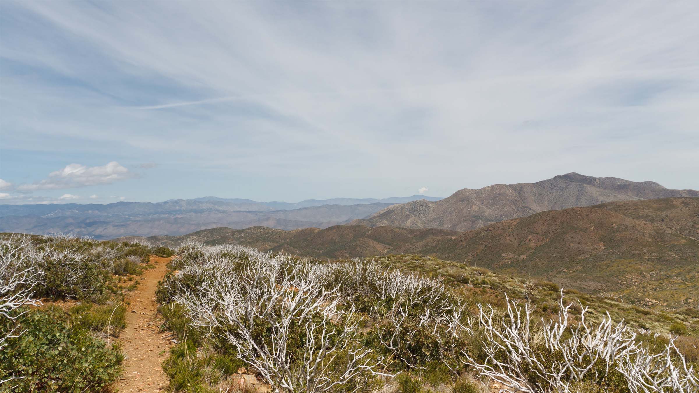 Pacific Crest Trail in Anza-Borrego Desert State Park