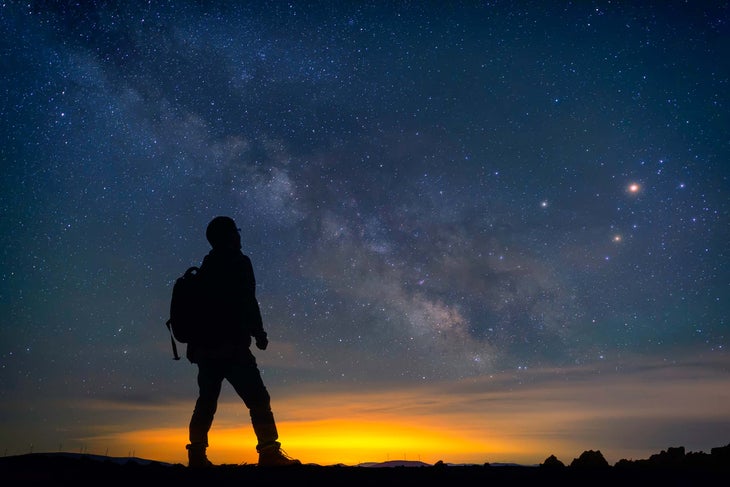night hiking
