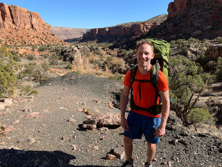 Hiker in Canyon