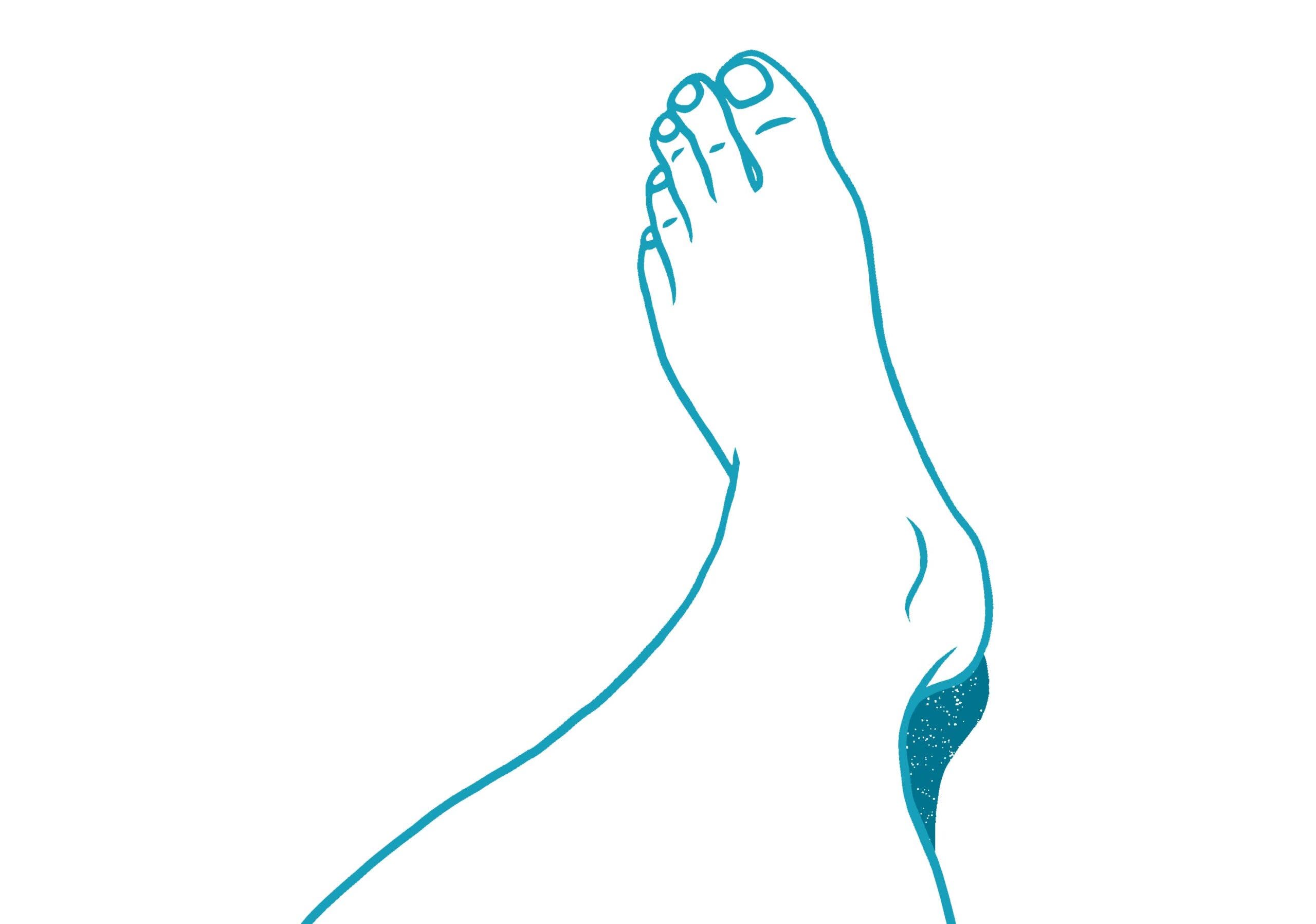 foot drawing