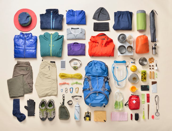 backpacking packing list