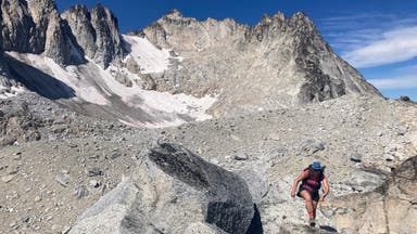 How to Safely Hike Through Scree