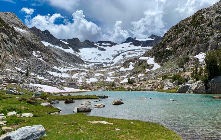 Lyell Glacier and Mount Lyell