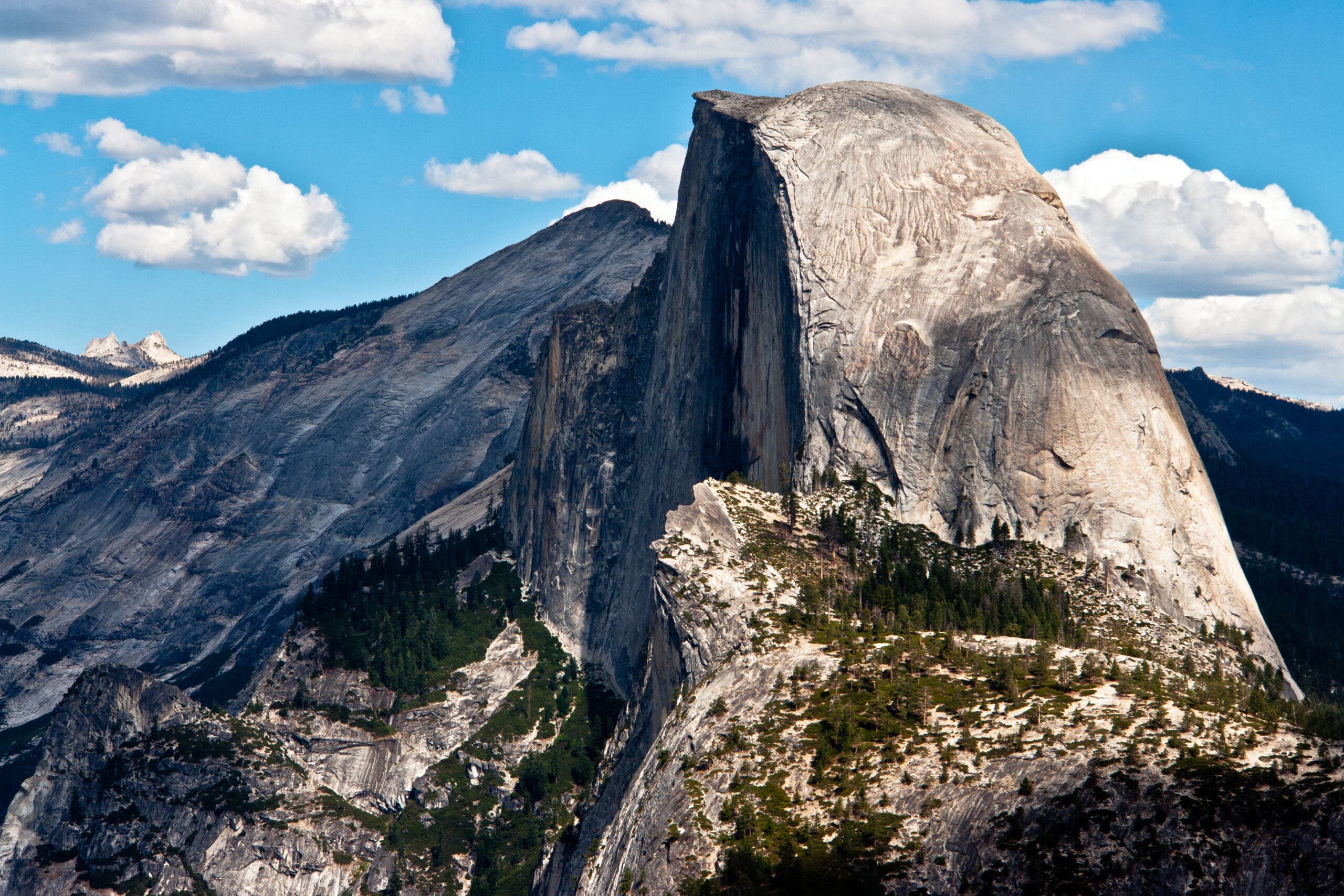 Half Dome as seen from Glacier Point in Yosemite National Park,