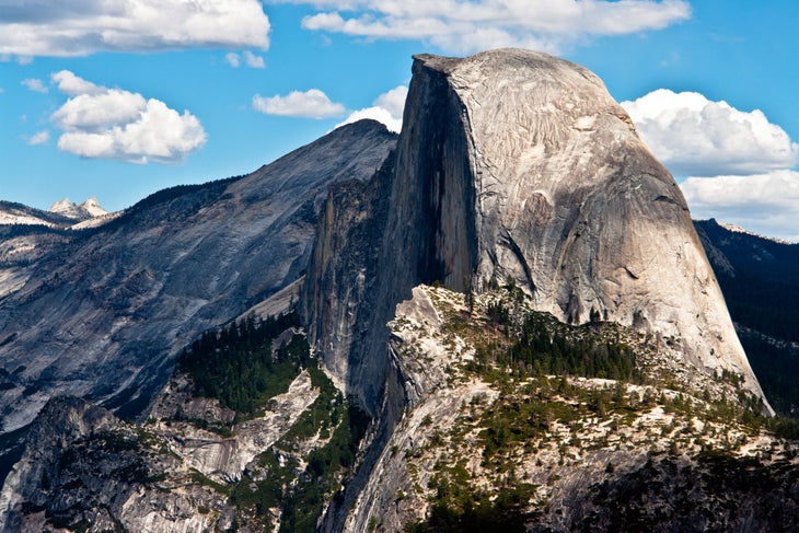 Half Dome as seen from Glacier Point in Yosemite National Park,