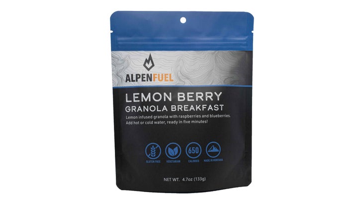 Alpenfuel Lemon Berry Granola Breakfast