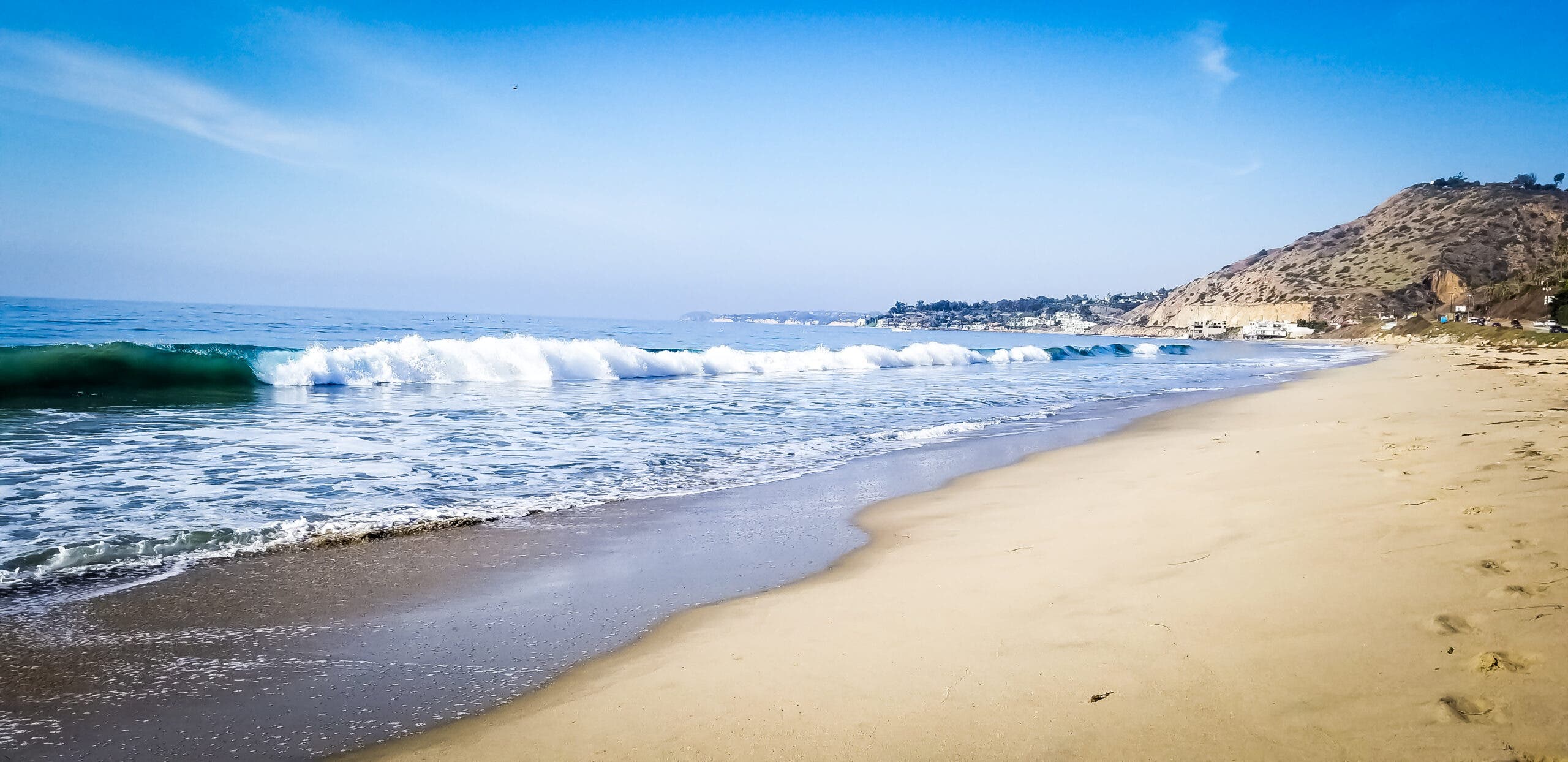 Walking along the beach