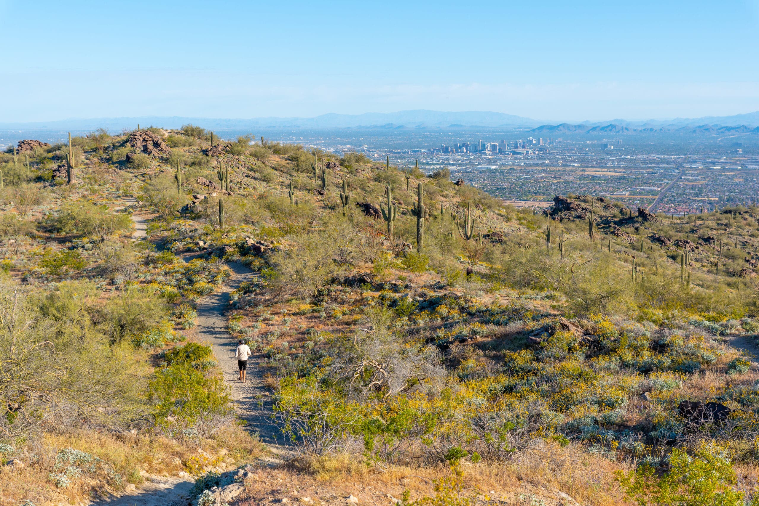 South Mountain hiker