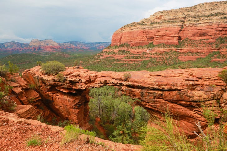 The Devil's Bridge in Sedona, Arizona