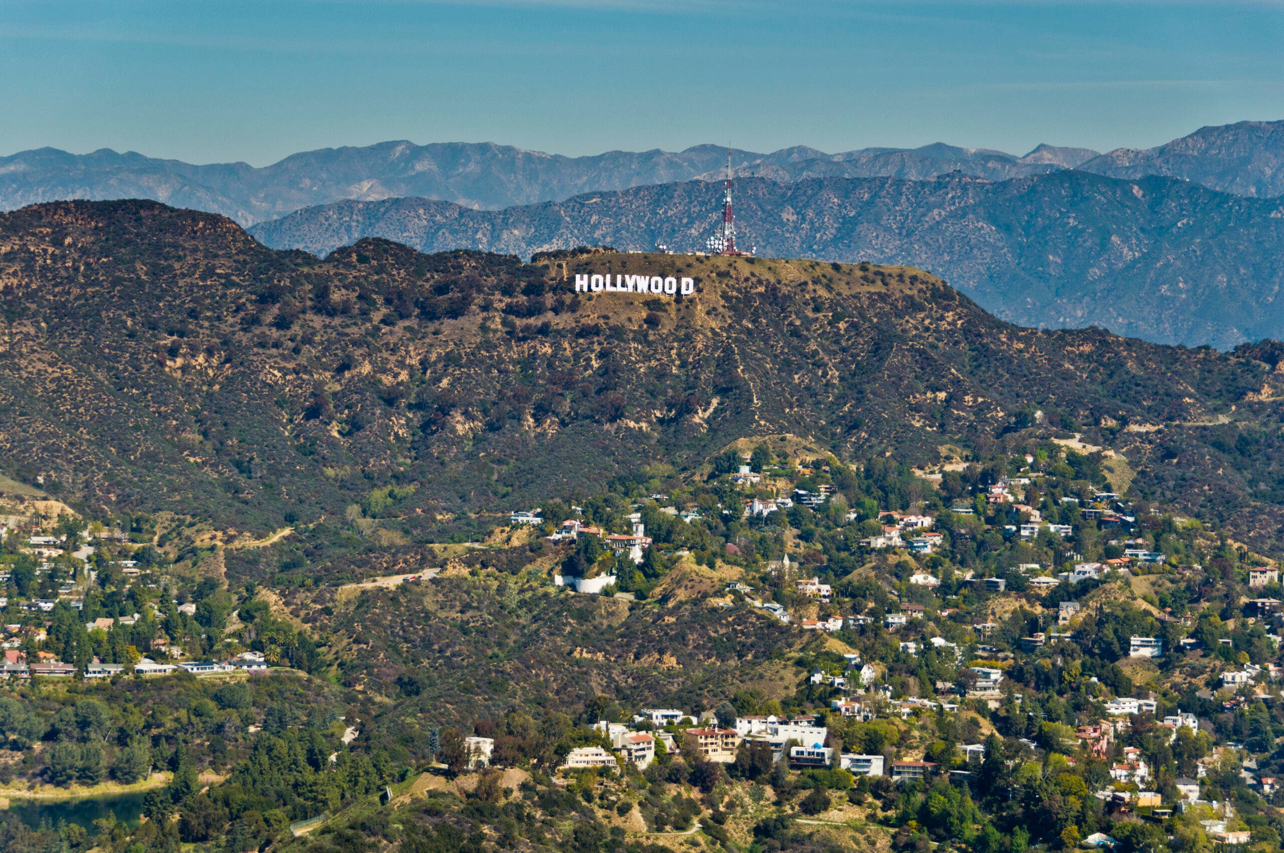 The Hollywood Sign on Mt. Lee