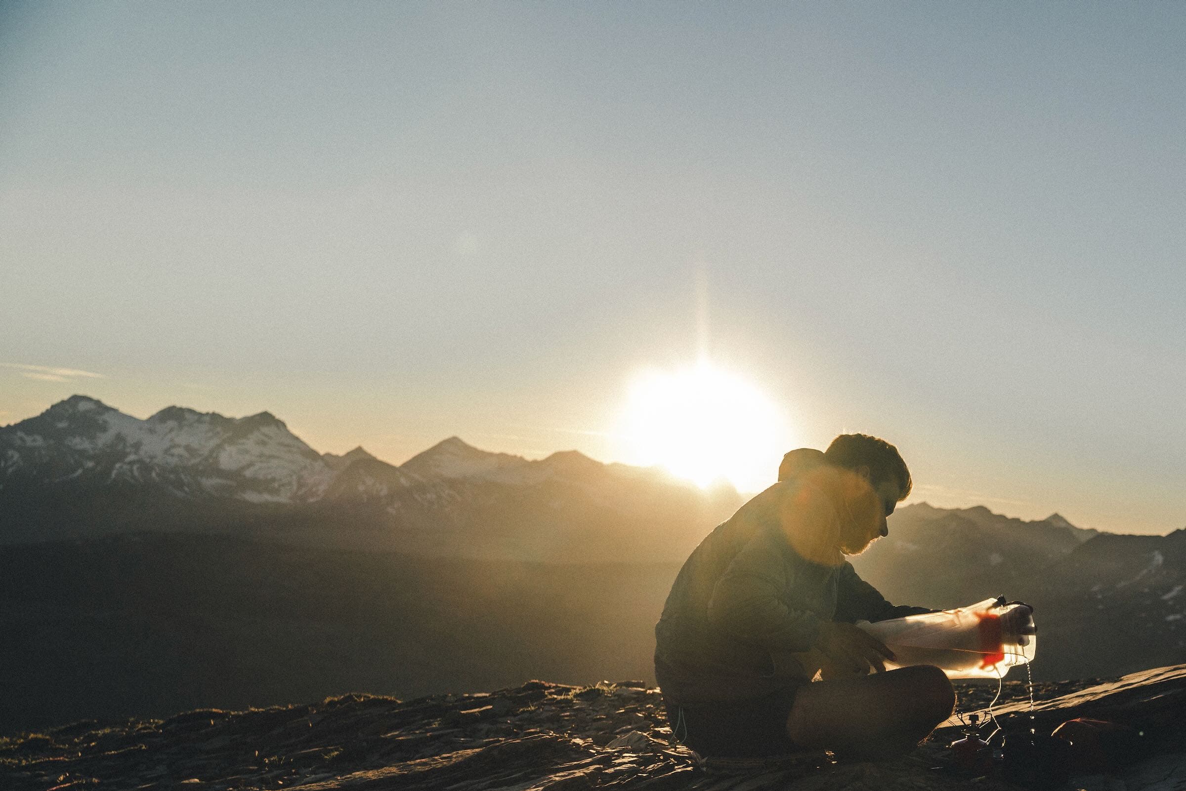 As the sun sets on the heart of Glacier in the Pacific Northwest, the author brews a pot of black tea.