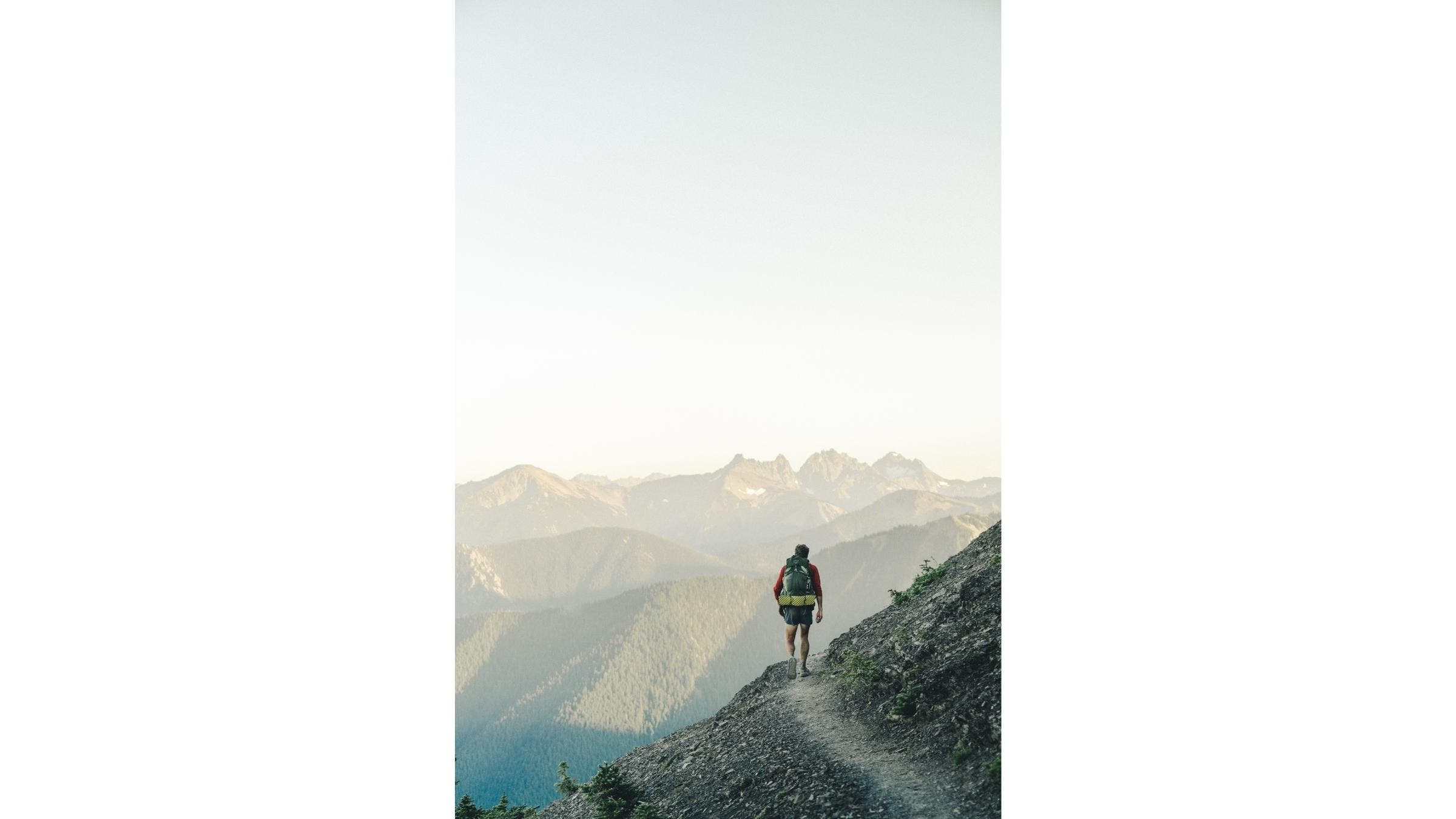 Looking west, just past those mountains, lies the Pacific Ocean.
