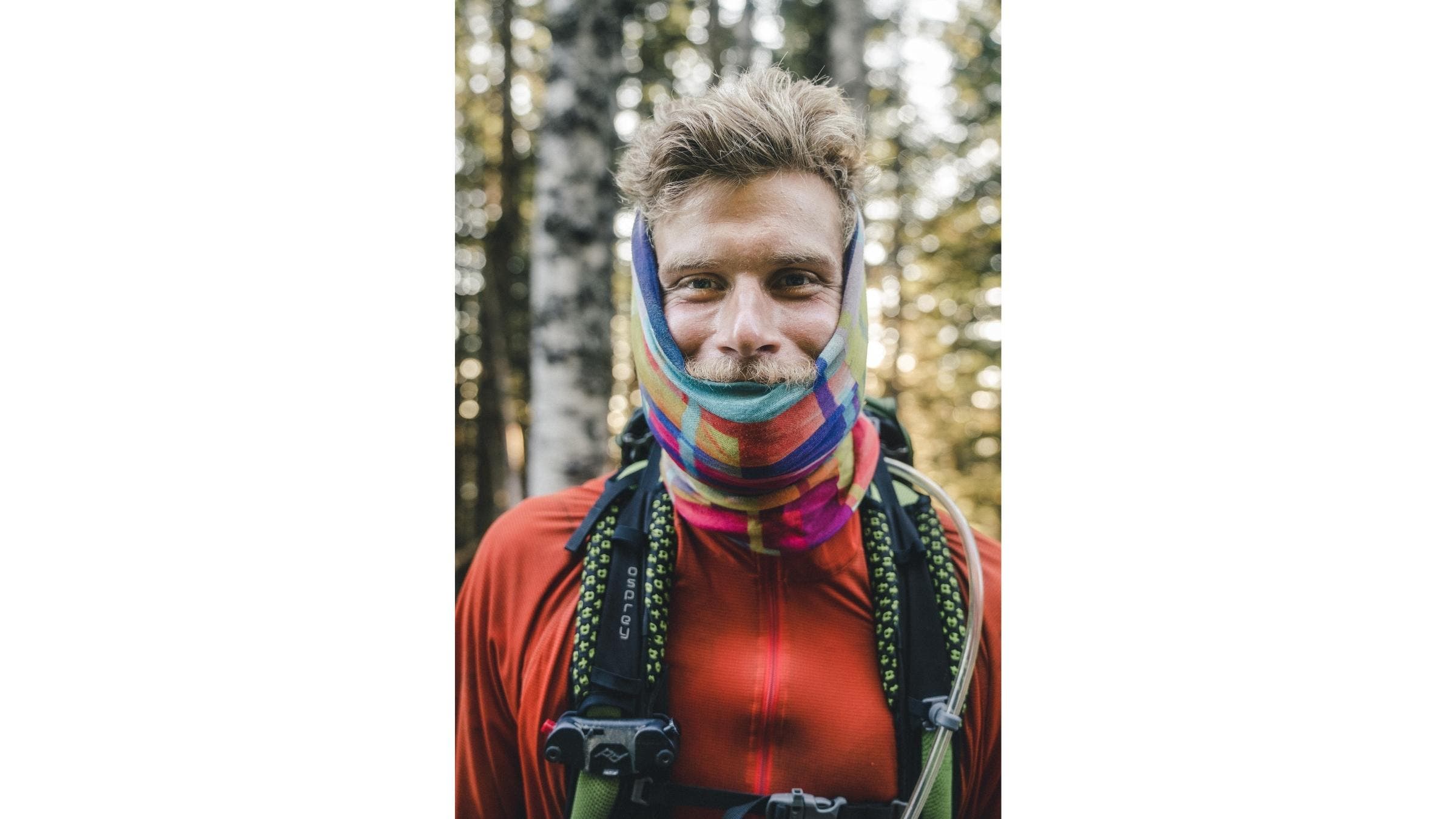 A portrait of the author who documents their adventure through the Pacific Northwest.