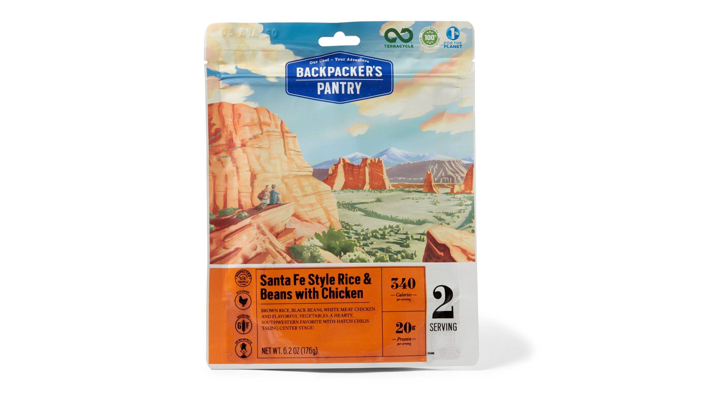 Backpacker’s Pantry Santa Fe Style Rice & Beans with Chicken