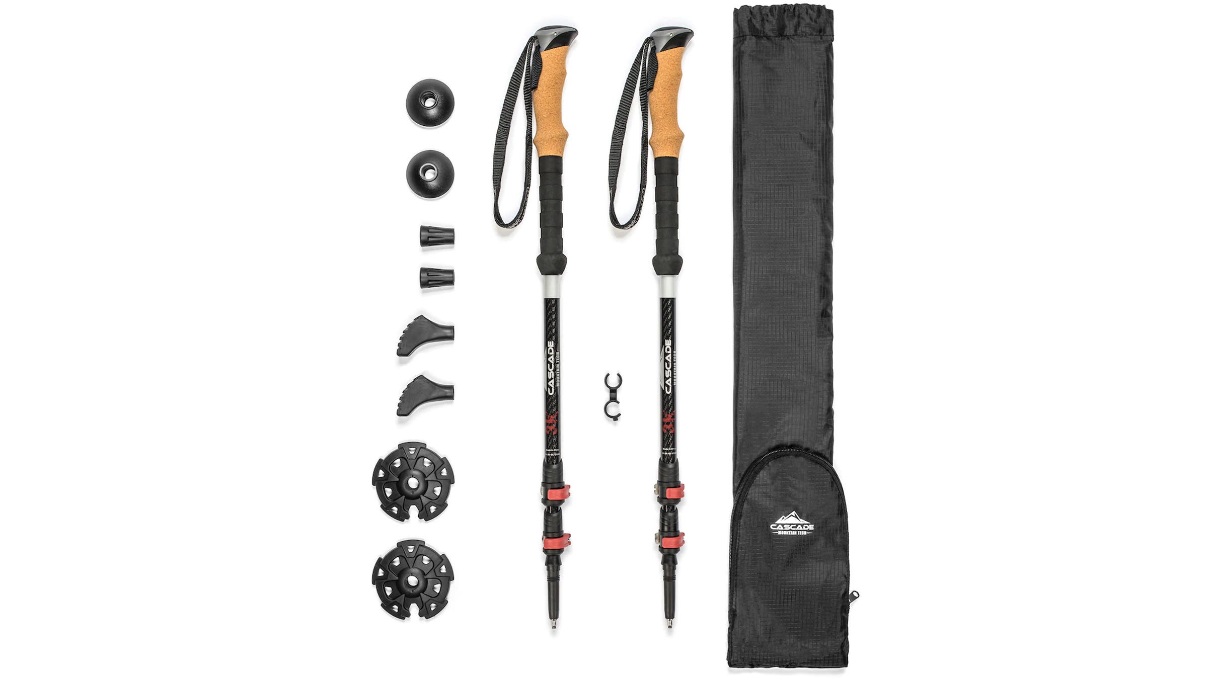 Cascade Mountain Tech Carbon Fiber Trekking Poles