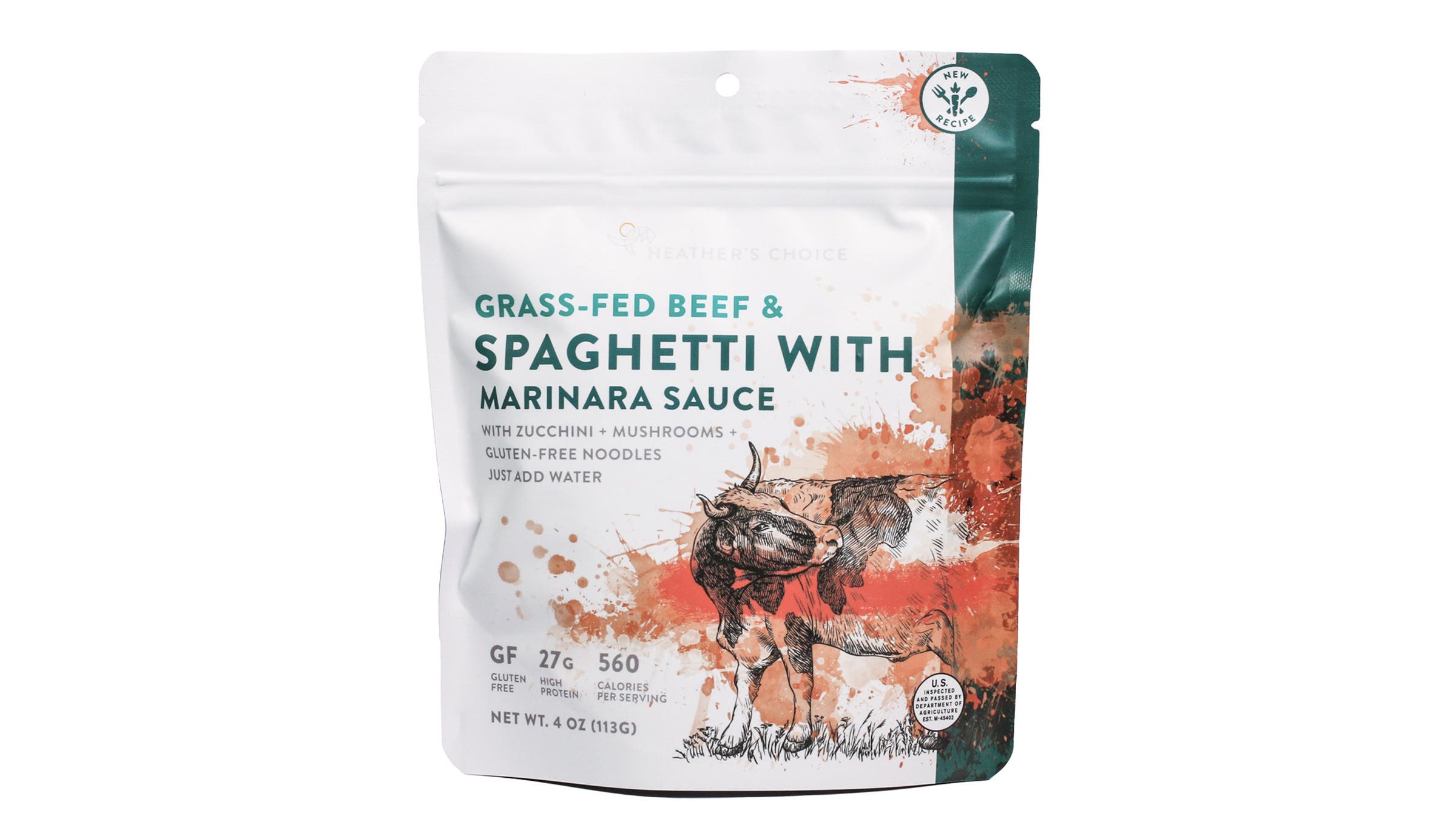 Heather’s Choice Mom’s Spaghetti with Beef and Marinara Sauce