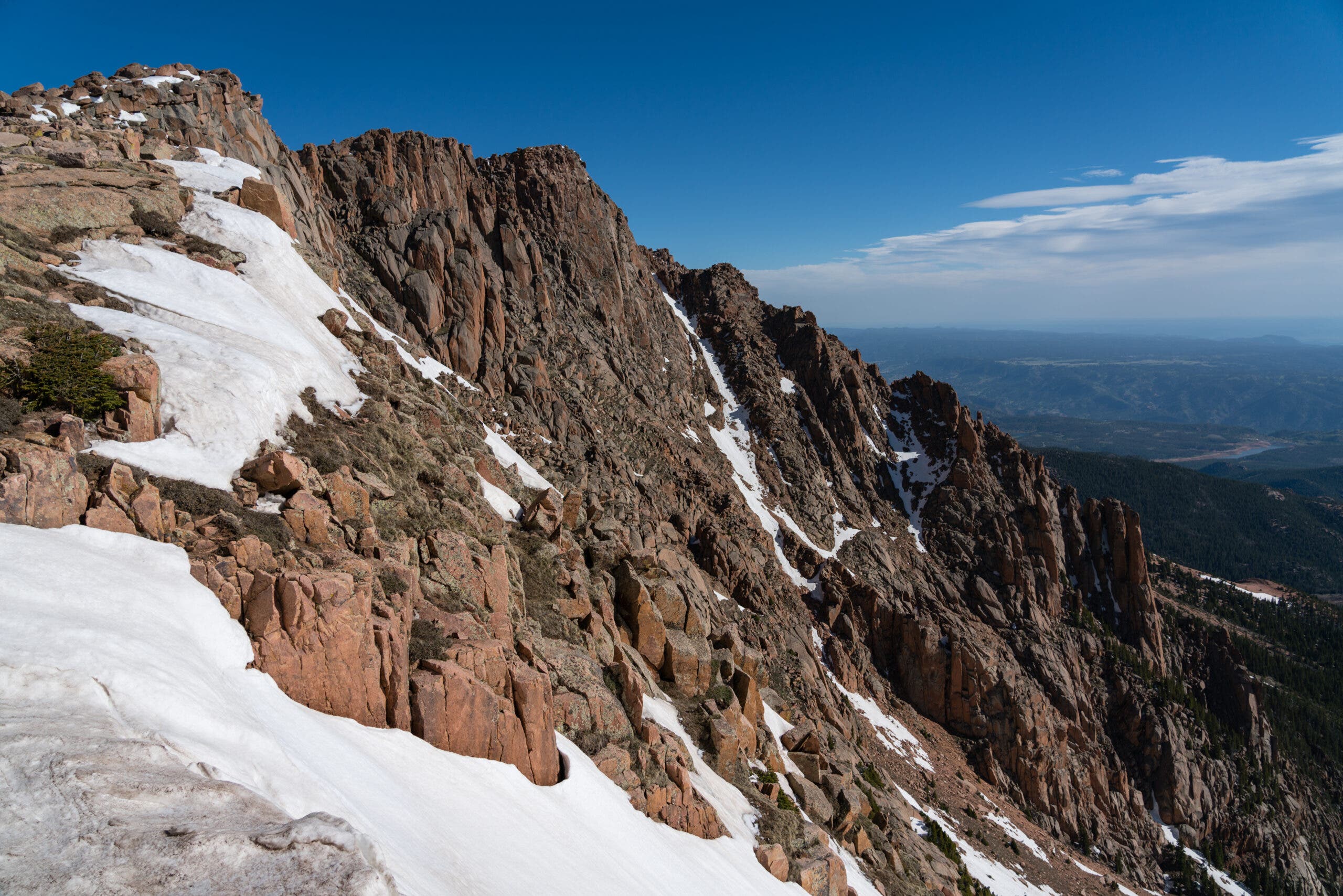 Sunrise on Pikes Peak