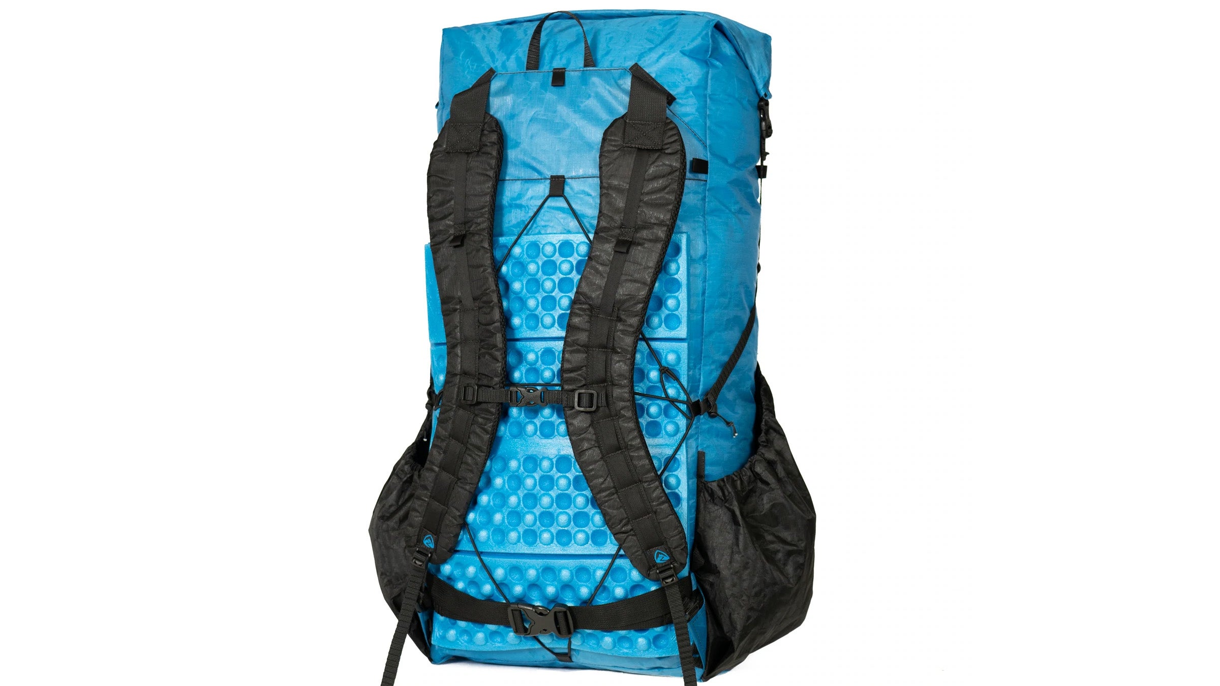 Frameless backpacking shop packs