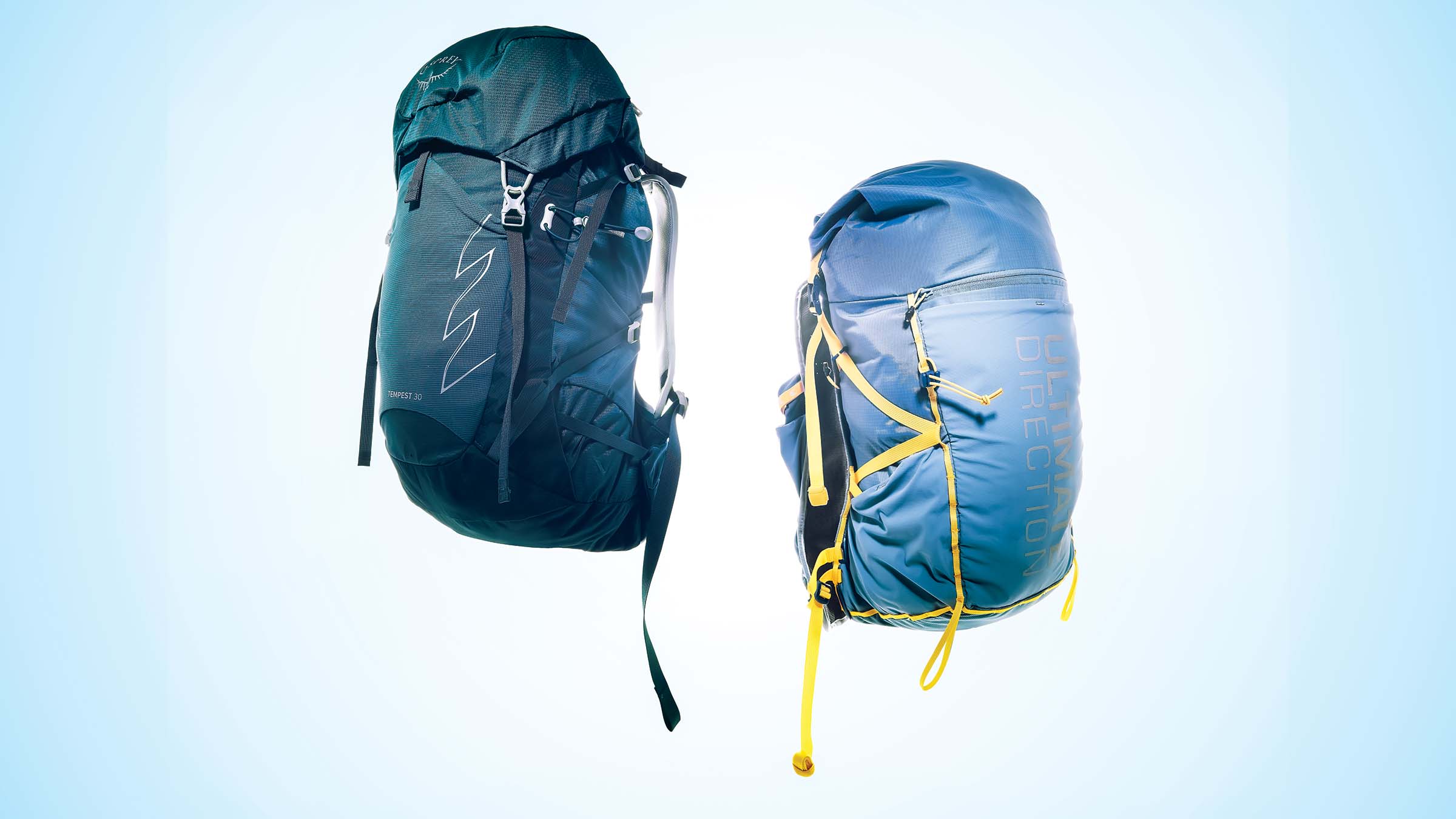 Osprey and Ultimate Direction Packs