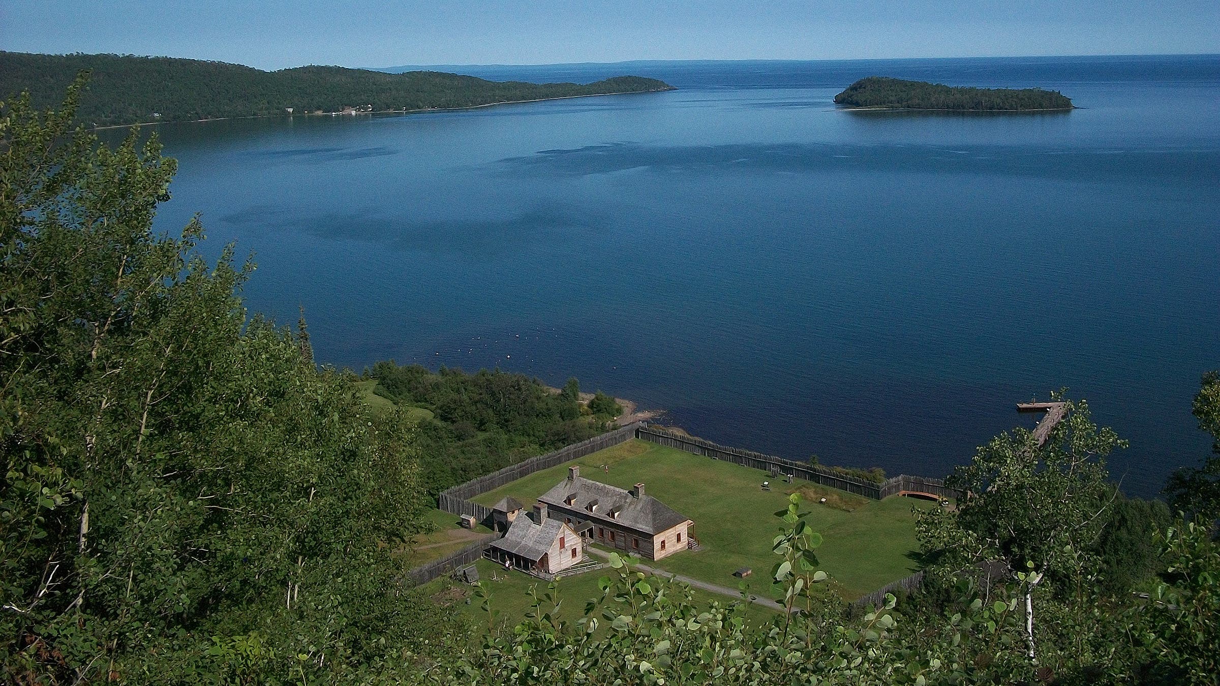 A view of Grand Portage National Monument, Minnesota