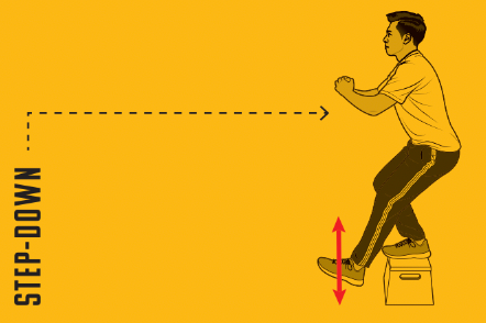 step-down illustration