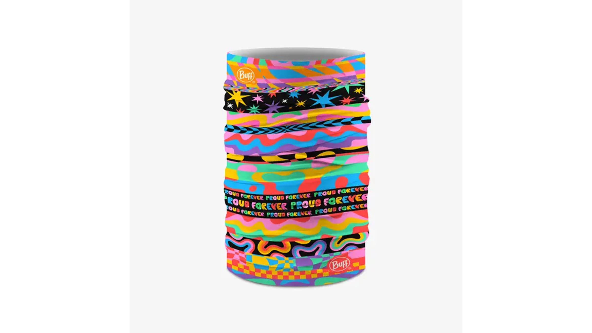 BUFF Original EcoStretch Neckwear Pride Stacked 