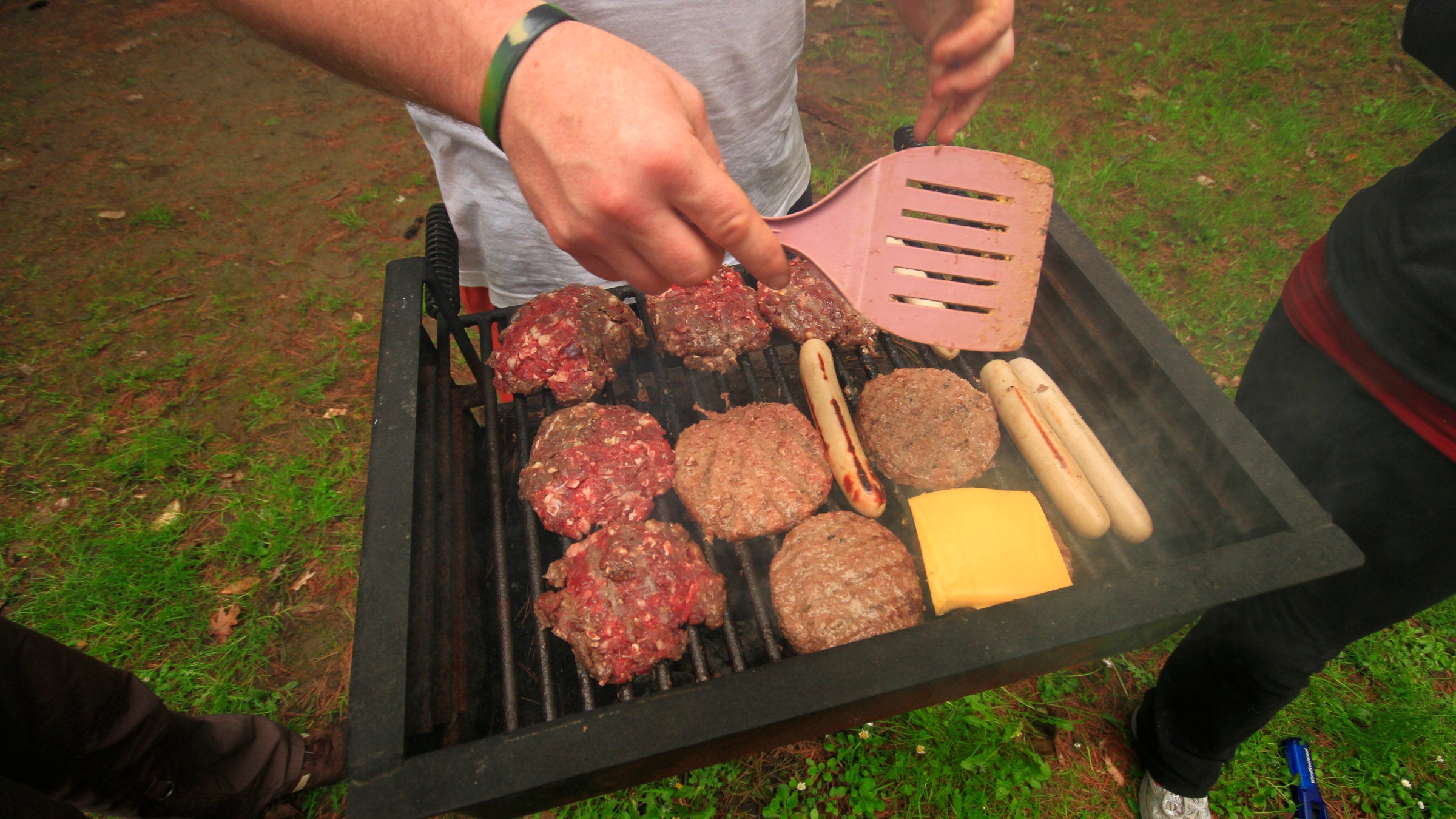 Grilling Burgers