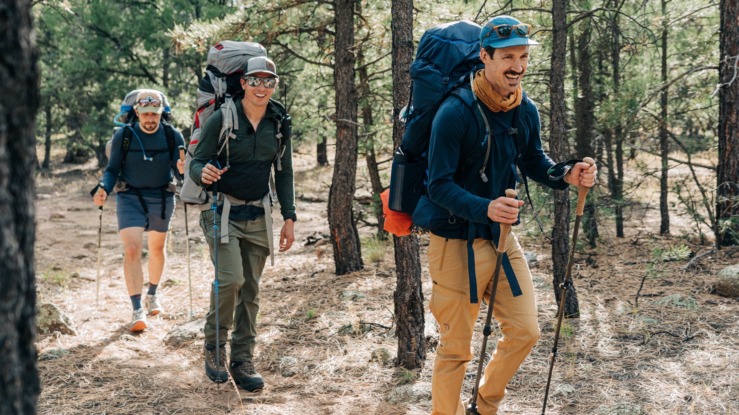  Men's Long Sleeve Hiking Shirts-Nylon Quick Dry Tops