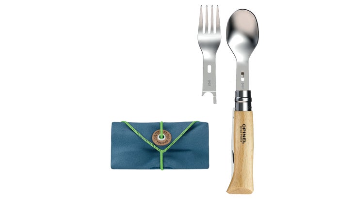 Opinel Picnic+ Cutlery Complete Set with No.08 Folding Knife
