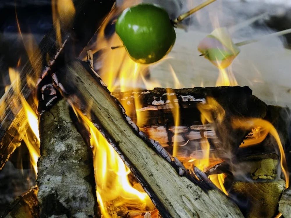 apple pie on a stick
