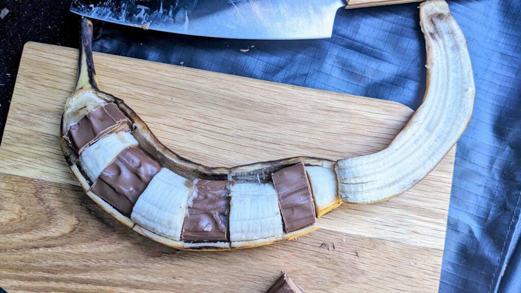 This Two-Ingredient Campfire Banana Boat May Make You Forget About S’mores