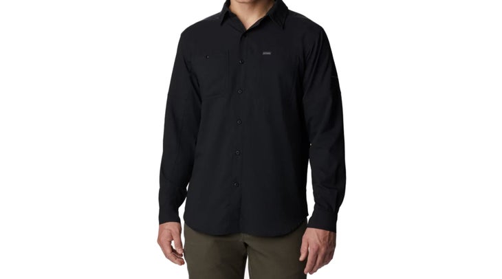 Black long-sleeve shirt
