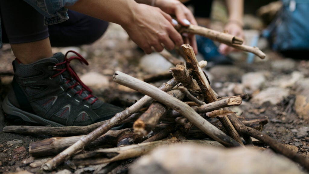 NextImg:How to Make a Fire Even in the Windiest, Wettest Conditions