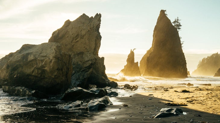 Sea stacks