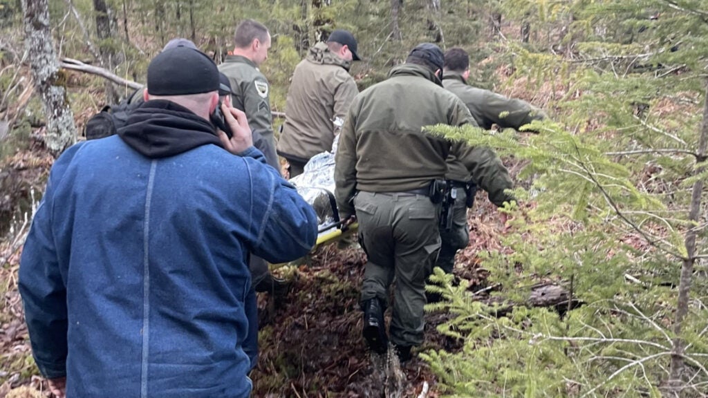 NextImg:Shoeless Hiker Rescues Companions After Spending Night in Maine Woods