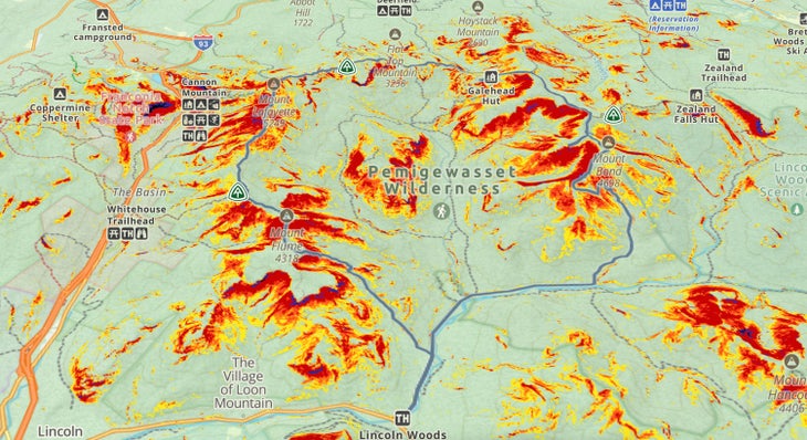 Pemigewasset Loop Map