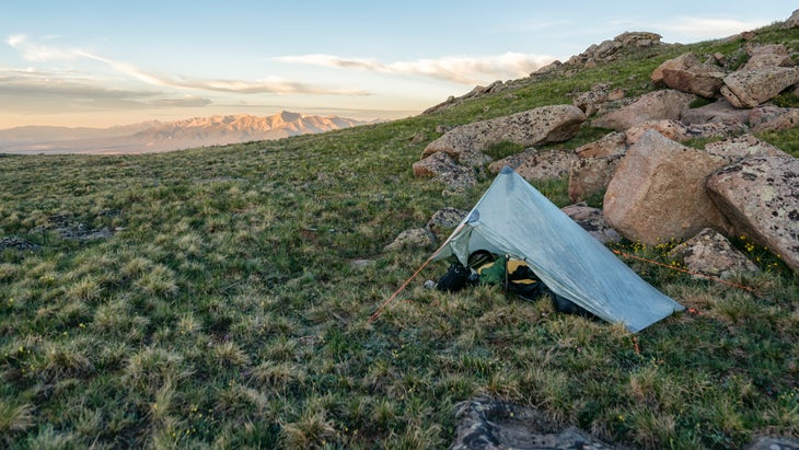 ultralight tent in Colorado