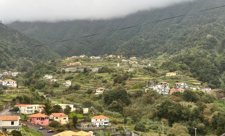 Driving through the interior