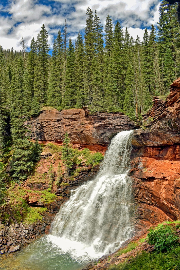 Cascade Creek Falls Colorado