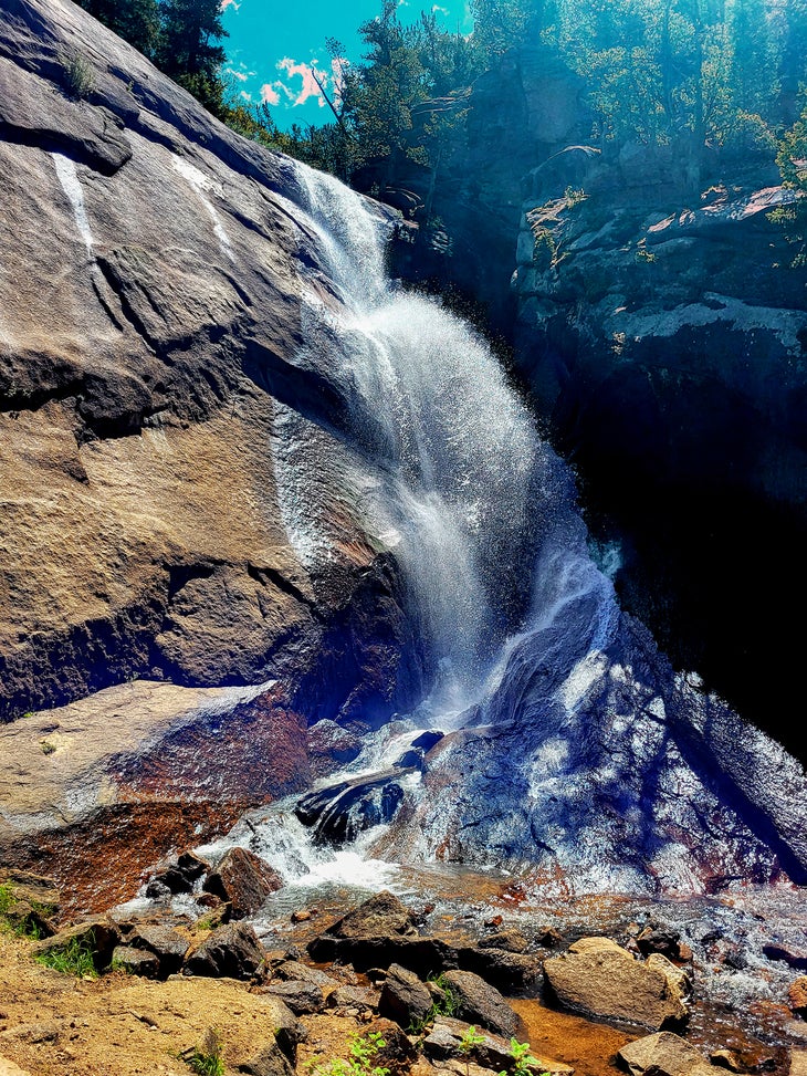 Elk Falls Waterfall in Colorado