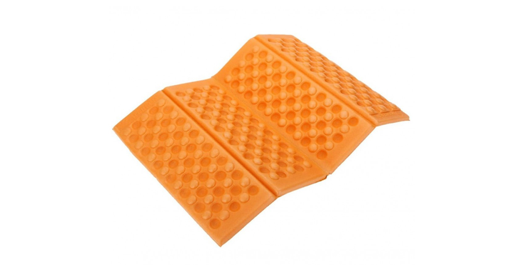 orange foam foldable sit pad 
