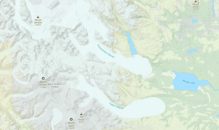 screenshot of gaia maps