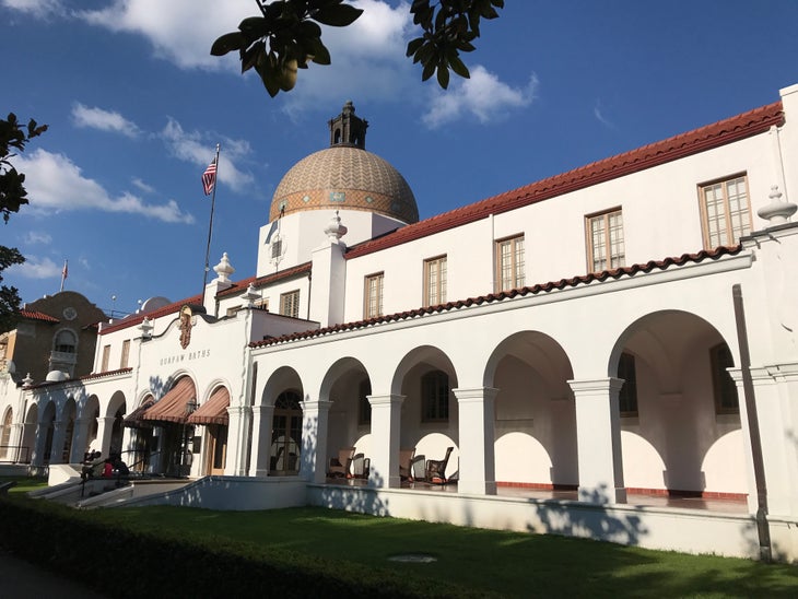 Hot Springs trail town