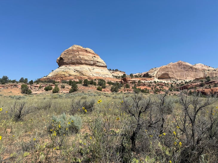 Outside of Escalante trail town